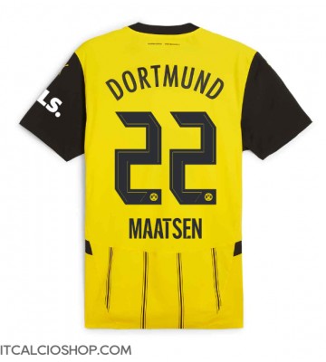 Borussia Dortmund Ian Maatsen #22 Prima Maglia 2024-25 Manica Corta